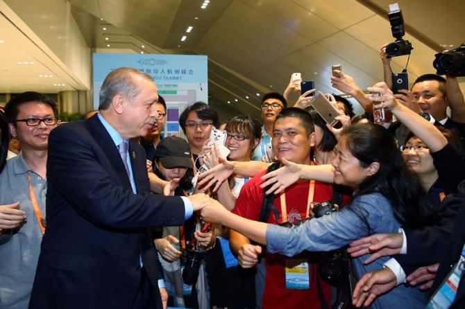 Cumhurbaşkanı Erdoğan Çin'de önemli mesajlar verdi galerisi resim 14