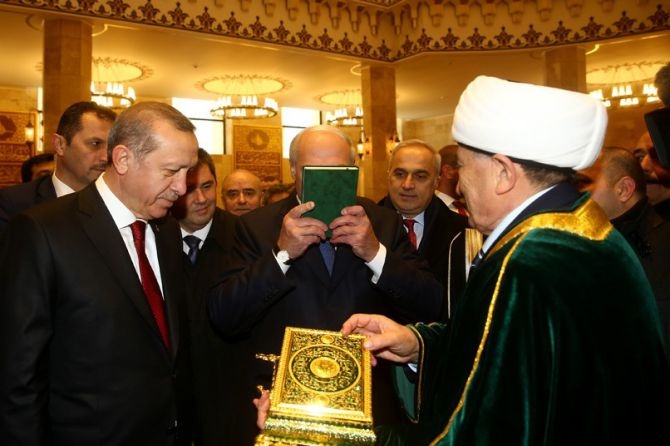 Cumhurbaşkanı Erdoğan Minsk Camisi'nin açılış töreninde galerisi resim 14