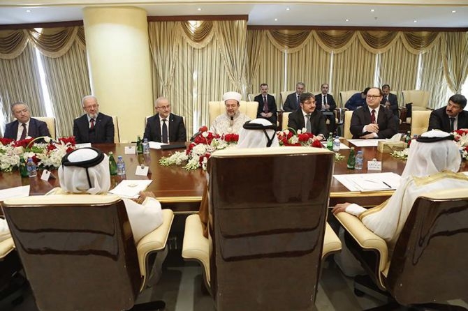 Görmez, Katar Evkaf ve İslam İşleri Bakanı ile bir araya geldi galerisi resim 6