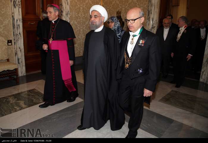 İran Cumhurbaşkanı Ruhanı ve Papa Francisus görüşmesinden kareler galerisi resim 18