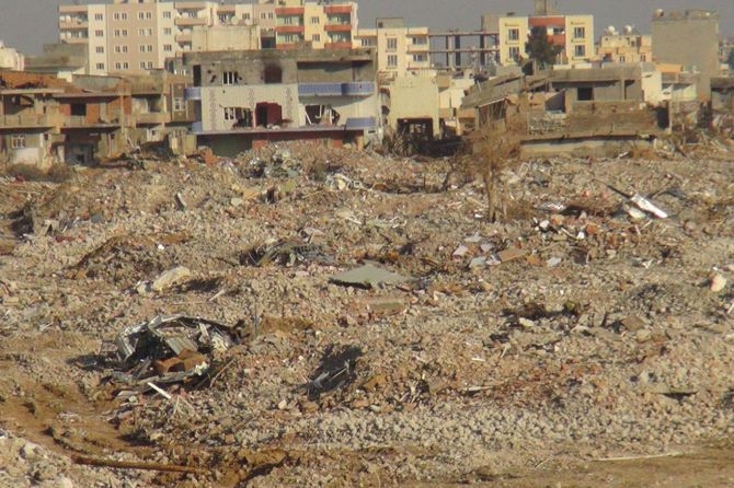 İşte Nusaybin'de yıkım manzaraları! galerisi resim 1