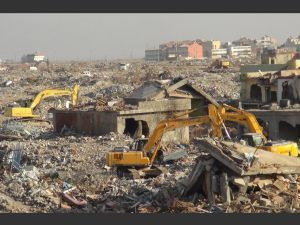 İşte Nusaybin'de yıkım manzaraları!
