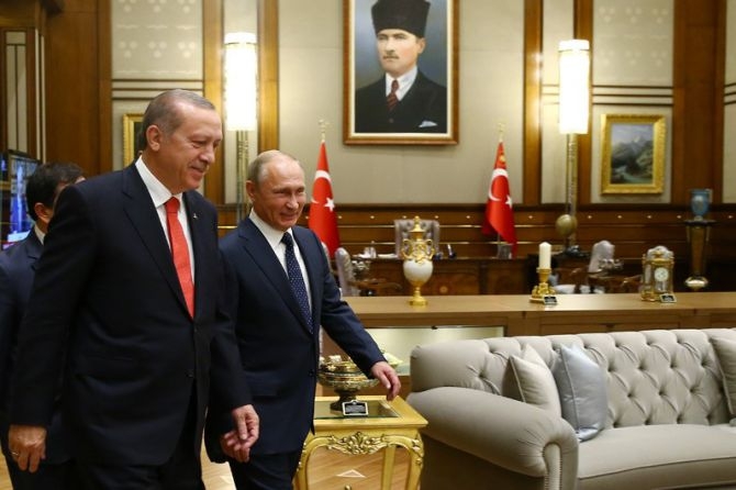 Cumhurbaşkanı Erdoğan ile Putin bir araya geldi galerisi resim 4