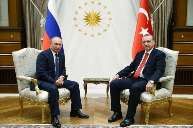 Cumhurbaşkanı Erdoğan ile Putin bir araya geldi galerisi resim 7