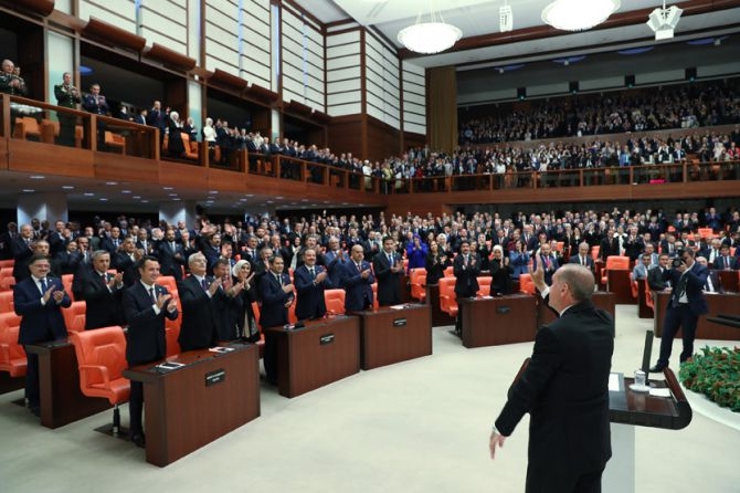 Cumhurbaşkanı Erdoğan, TBMM Genel Kurulu’nda yemin ederek göreve başladı galerisi resim 18