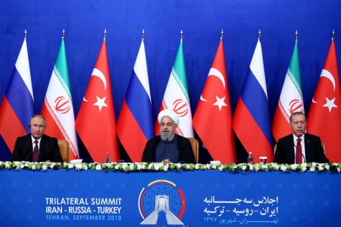 Türkiye-Rusya-İran Zirvesi Tahran'da toplandı galerisi resim 18