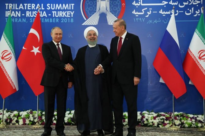Türkiye-Rusya-İran Zirvesi Tahran'da toplandı galerisi resim 5