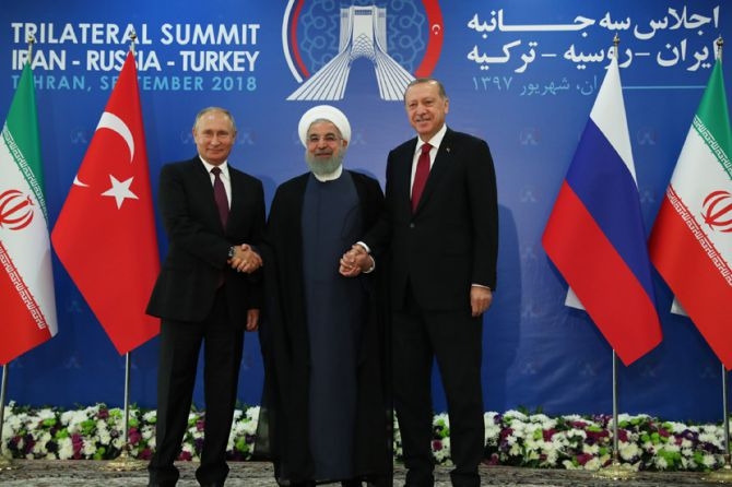 Türkiye-Rusya-İran Zirvesi Tahran'da toplandı galerisi resim 7