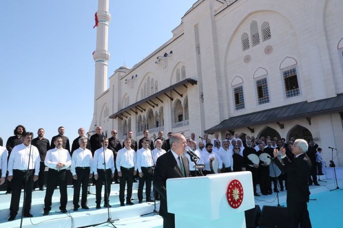 Erdoğan: "Camiler birlik ve beraberliğimizin çimentosudur" galerisi resim 12