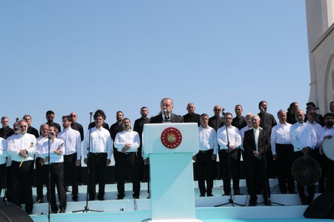 Erdoğan: "Camiler birlik ve beraberliğimizin çimentosudur" galerisi resim 13
