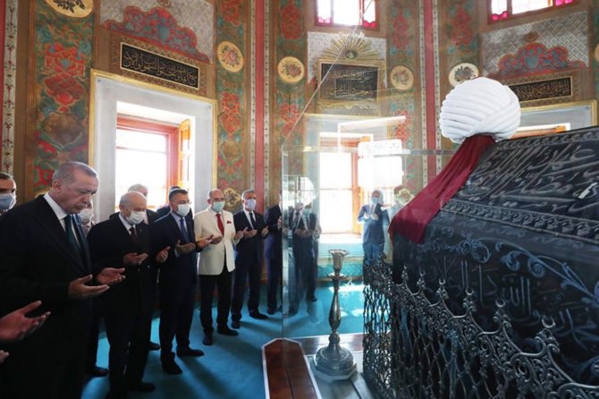 Cumhurbaşkanı Erdoğan: "Ayasofya'mızı çok daha anlamlı bir yap galerisi resim 12