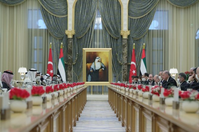 Cumhurbaşkanı Erdoğan, BAE Kasr El Vatan Sarayı'nda galerisi resim 14