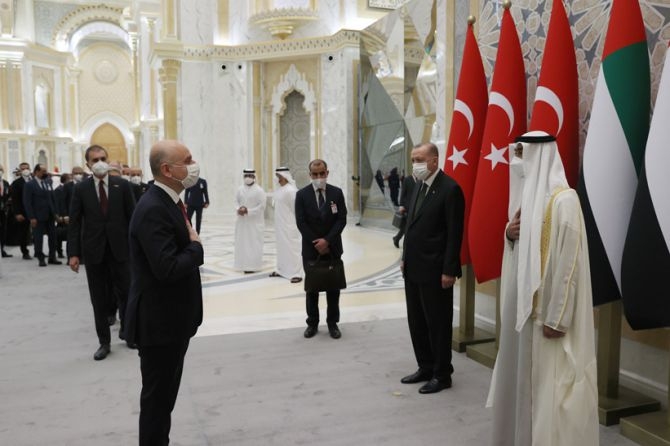 Cumhurbaşkanı Erdoğan, BAE Kasr El Vatan Sarayı'nda galerisi resim 8