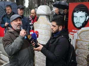 Metin Yüksel şehadetinin 43'üncü yıl dönümünde mezarı başında anıld