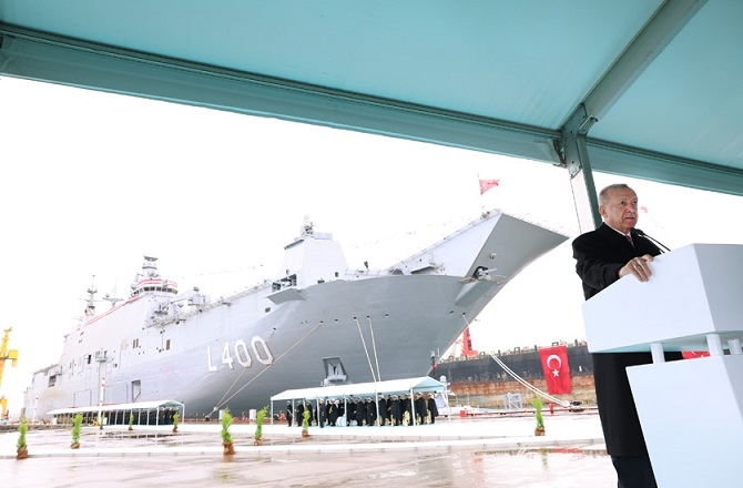 Cumhurbaşkanı Erdoğan: TCG Anadolu, dünyanın ilk SİHA gemisidir galerisi resim 3
