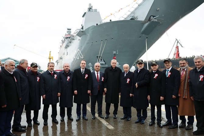 Cumhurbaşkanı Erdoğan: TCG Anadolu, dünyanın ilk SİHA gemisidir galerisi resim 8
