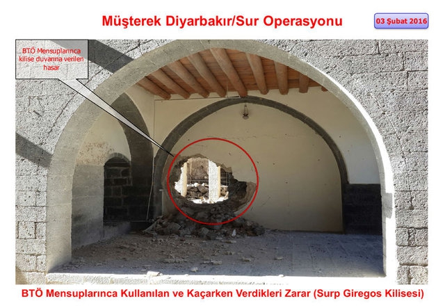 PKK Sur'daki tarihi eserleri yok etti galerisi resim 4