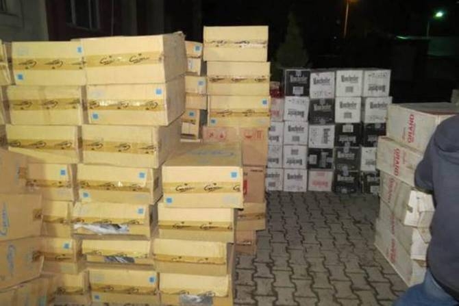 Polis 280 bin paket kaçak sigara ele geçirdi galerisi resim 3