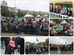 Gaziantep'te "Kudüs ve Aksa Tufanı" mitingi düzenleniyor