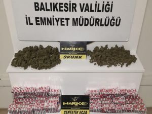 Balıkesir'de çok miktarda uyuşturucu ele geçirildi