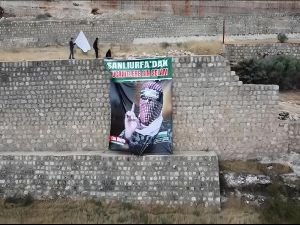 Ebu Ubeyde'nin posteri Şanlıurfa'da açıldı
