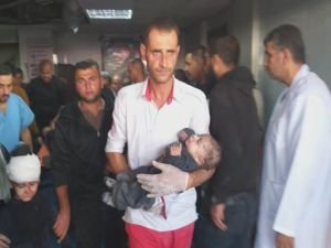 İşgalciler Filistin Kızılayı'nın çevresini bombaladı: Onlarca şehit ve yaralı