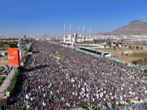 Yemen'de Gazze'ye destek için milyonluk gösteri düzenlendi