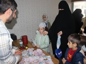 HÜDA PAR Mersin İl Kadın Kolları Başkanlığı'ndan Gazze için bağış