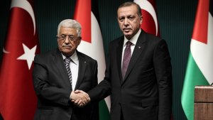 Cumhurbaşkanı Erdoğan Mahmut Abbas ile görüştü