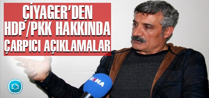 Çiyager; HDP, Kürtleri kandırdı