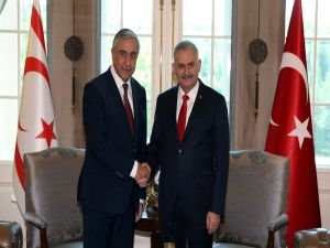 Başbakan Yıldırım, KKTC Cumhurbaşkanı Akıncı ile görüştü