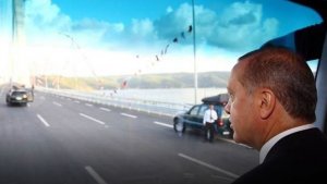 Köprü'den ilk geçişi Erdoğan yaptı