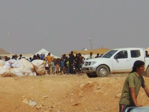 İnsani yardımlar Suriye'ye ulaştı