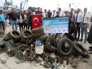 Akdeniz'den 500 ton çöp çıkarıldı!