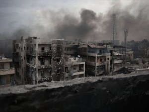 Halep’te bombardıman durdu