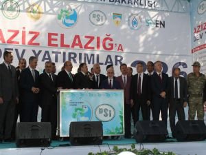 Bakan Eroğlu Elazığ'da 8 proje açılışını gerçekleştirdi