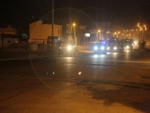 Nusaybin'de polis zırhlı aracı devrildi!