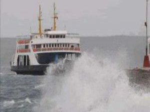 İstanbul'da bazı vapur seferleri iptal