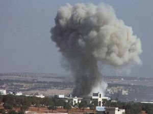 İdlib’te korkunç hava saldırısı!