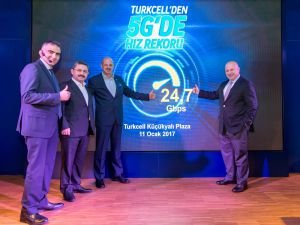 Turkcell 5G’de hız rekoru kırdı
