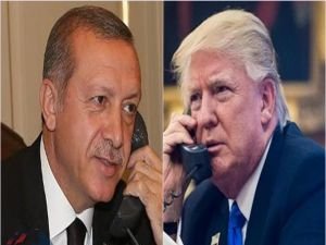 Cumhurbaşkanı Erdoğan, ABD Başkanı Trump'la görüştü