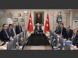 Mardin'de belediye başkanları bir araya geldi