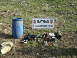 Batman'da PKK sığınağı bulundu