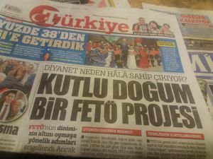 Türkiye Gazetesi Neyin Peşinde? Kutlu Doğumu hazmedemediler!