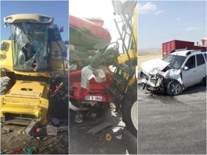 Elazığ’da trafik kazası!