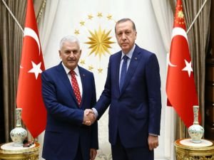 Cumhurbaşkanı Erdoğan Başbakan Yıldırım'ı kabul etti