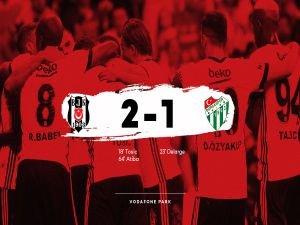 Beşiktaş evinde güldü: 2-1