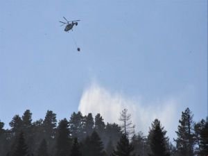 Hatay'daki orman yangınında 15 kişi yaralandı, 5 araç kaza yaptı