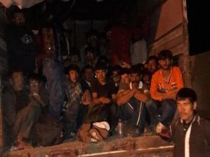 Ağrı'da 93 yabancı göçmen yakalandı