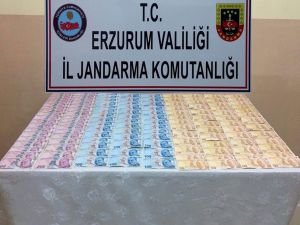 Erzurum'da hayvan alım satımında kullanılacak sahte para ele geçirildi